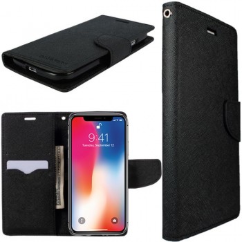 Atverčiamas juodas dėklas (IPHONE X/XS)